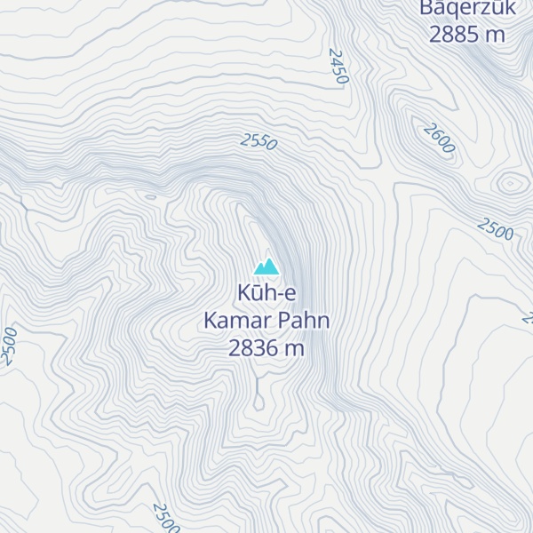 Map of Kūh-e Kamar Pahn