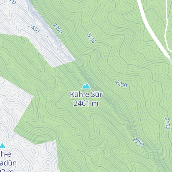 Map of Kūh-e Sūr