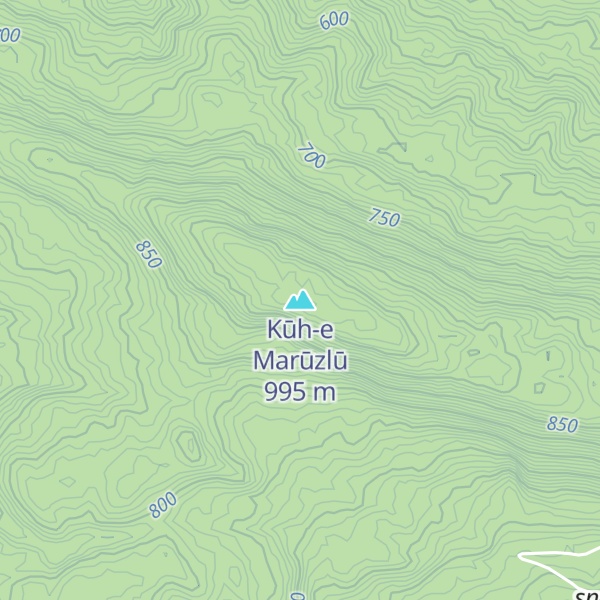 Map of Kūh-e Marūzlū
