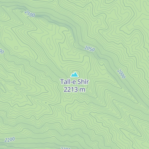 Map of Tall-e Shīr