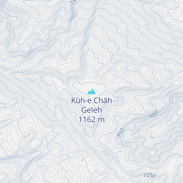 Map of Kūh-e Chāh Geleh