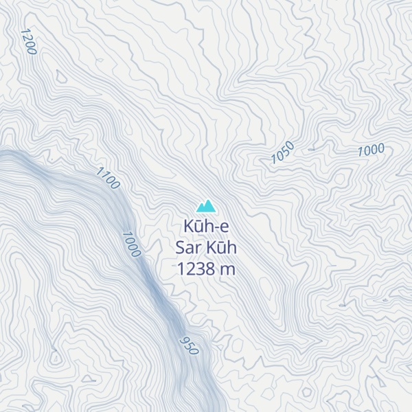 Map of Kūh-e Sar Kūh