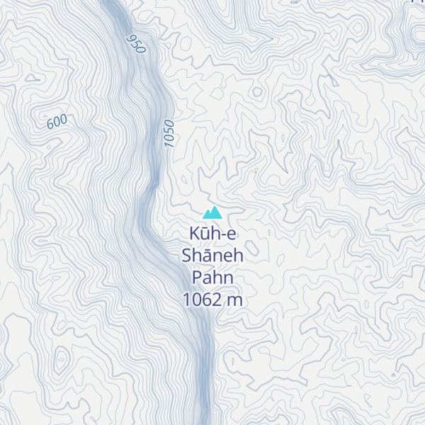 Map of Kūh-e Shāneh Pahn