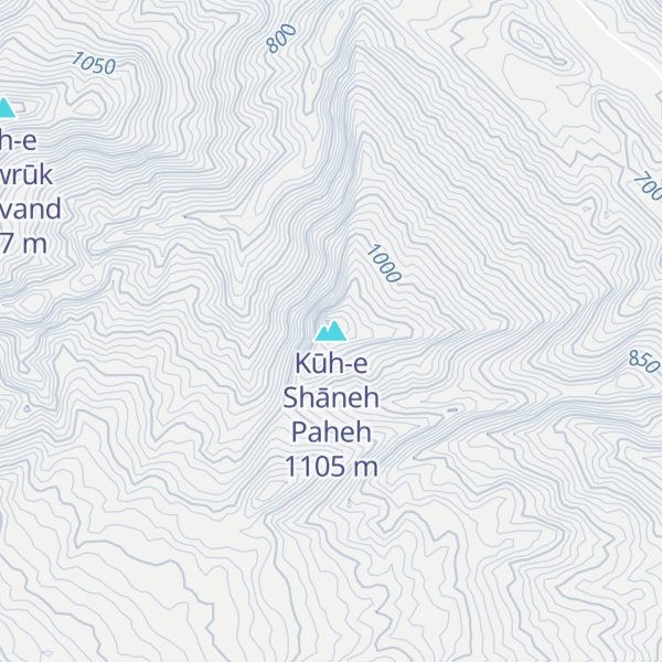 Map of Kūh-e Shāneh Paheh