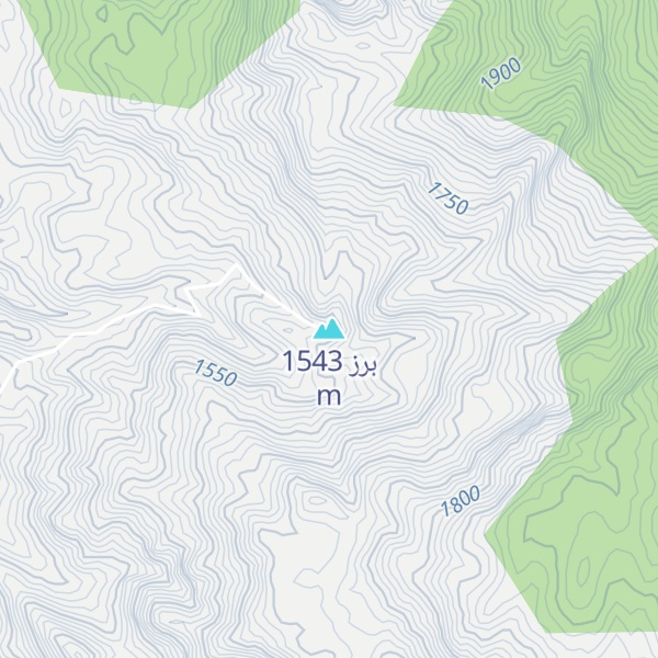 Map of برز