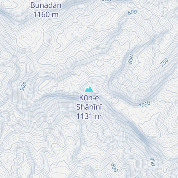 Map of Kūh-e Shāhīnī