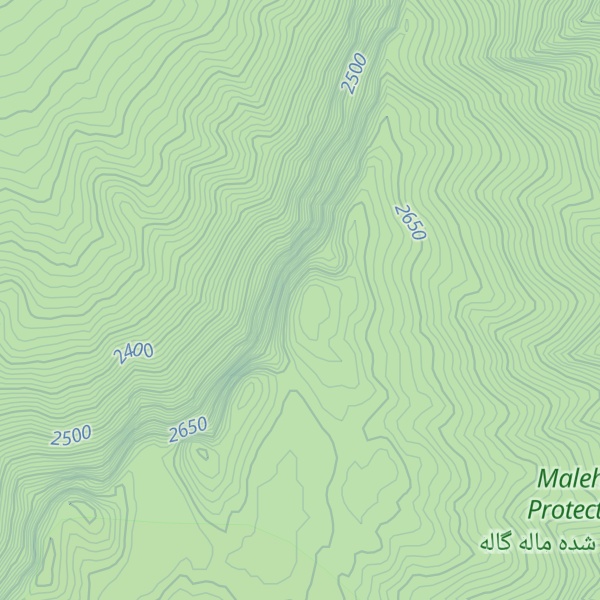 Map of Kūh-e Barī