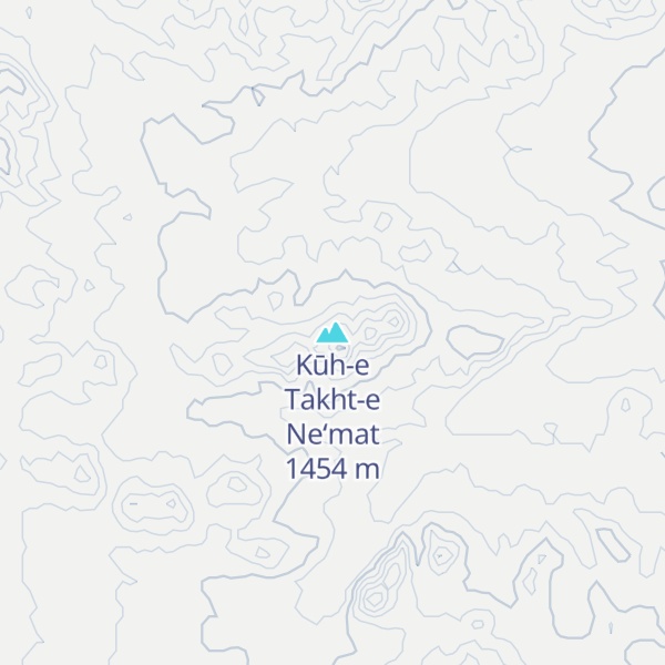 Map of Kūh-e Takht-e Ne‘mat