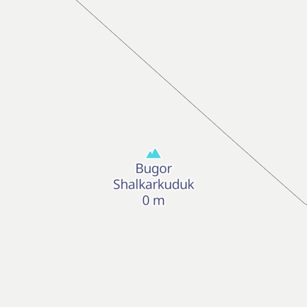 Map of Bugor Shalkarkuduk