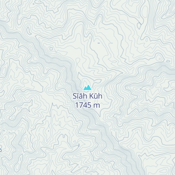 Map of Sīāh Kūh