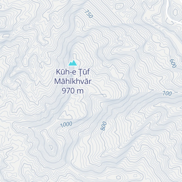 Map of Kūh-e Dārdān