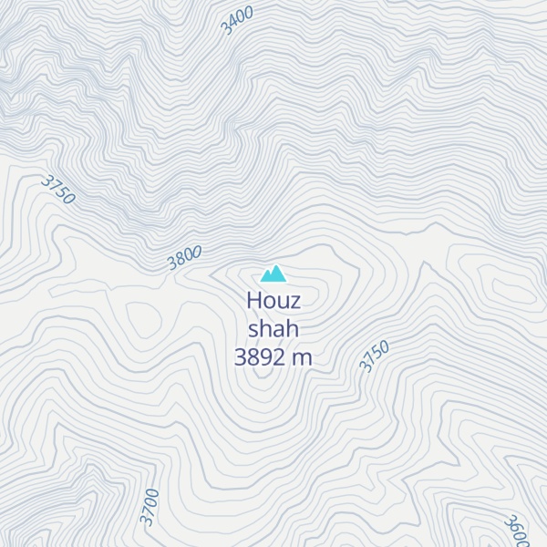 Map of Houz shah