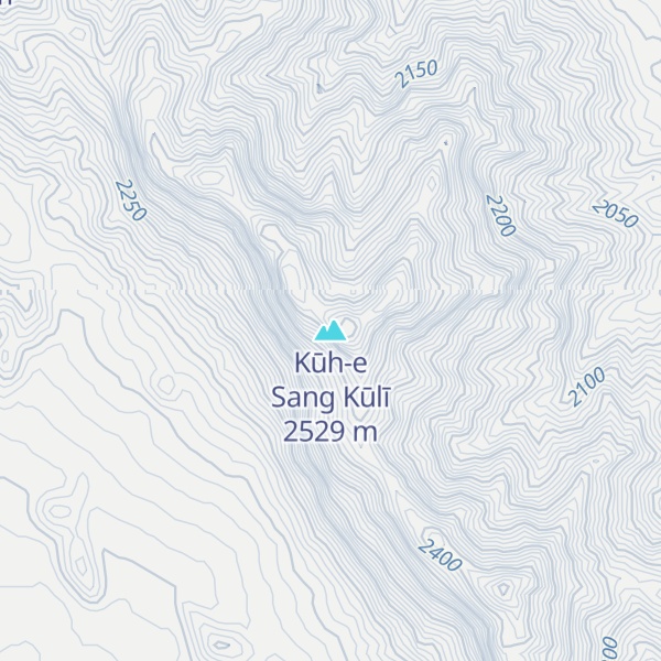Map of Kūh-e Sang Kūlī