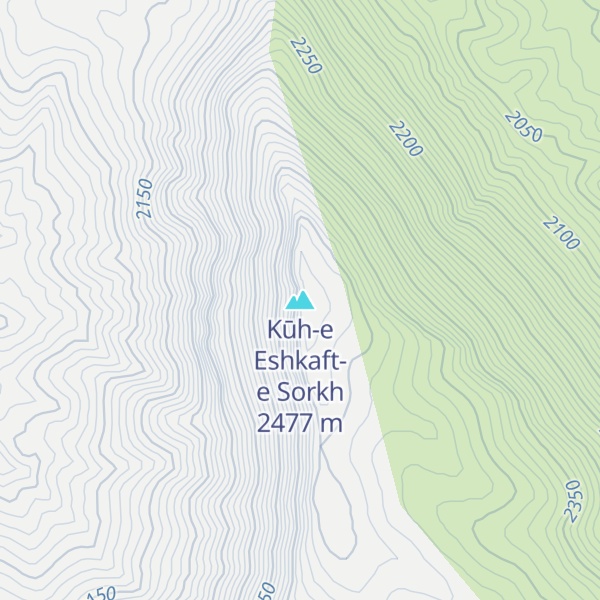 Map of Kūh-e Eshkaft-e Sorkh
