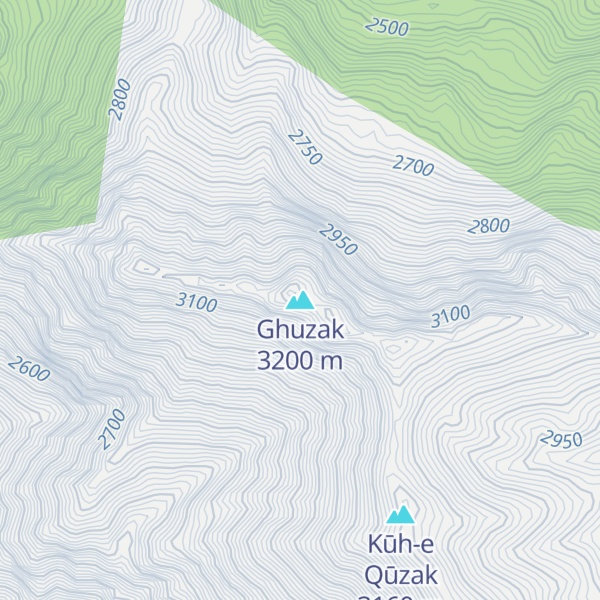 Map of Ghuzak
