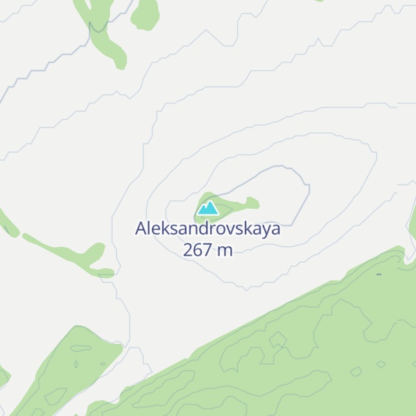 Map of Aleksandrovskaya