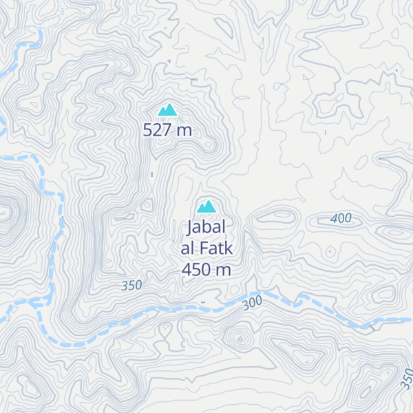 Map of Jabal al Fatk