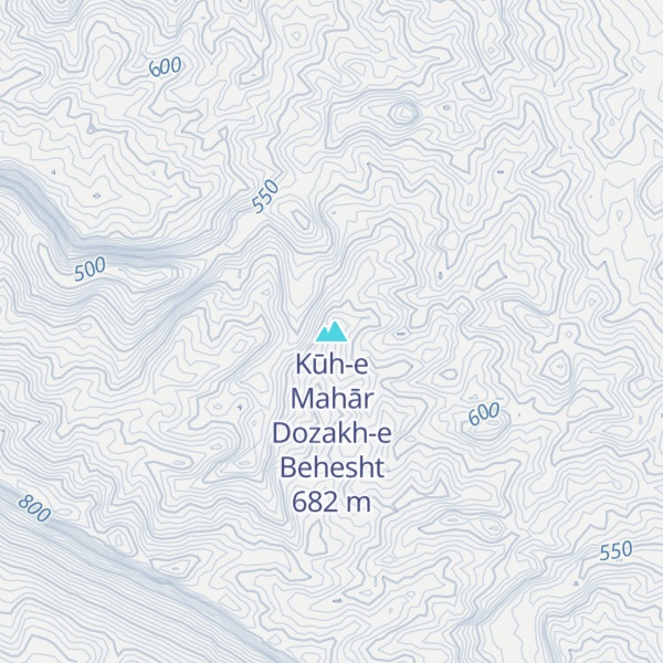 Map of Kūh-e Mahār Dozakh-e Behesht