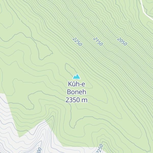 Map of Kūh-e Boneh