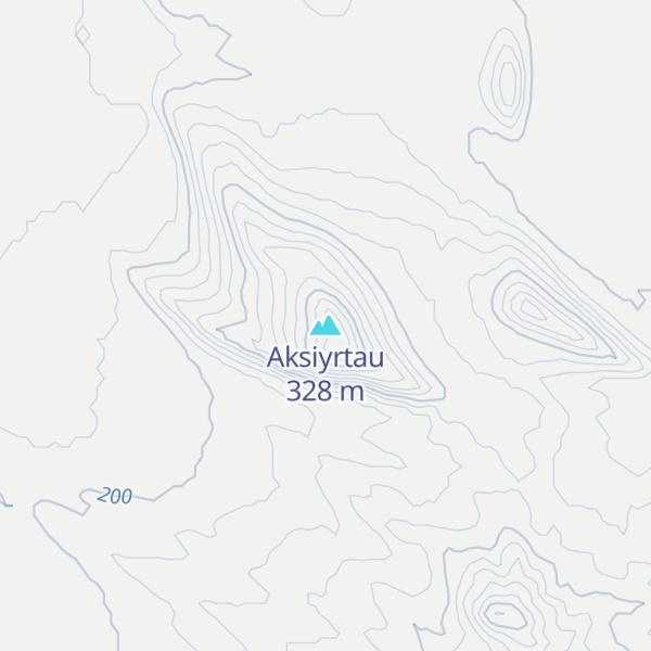 Map of Aksiyrtau