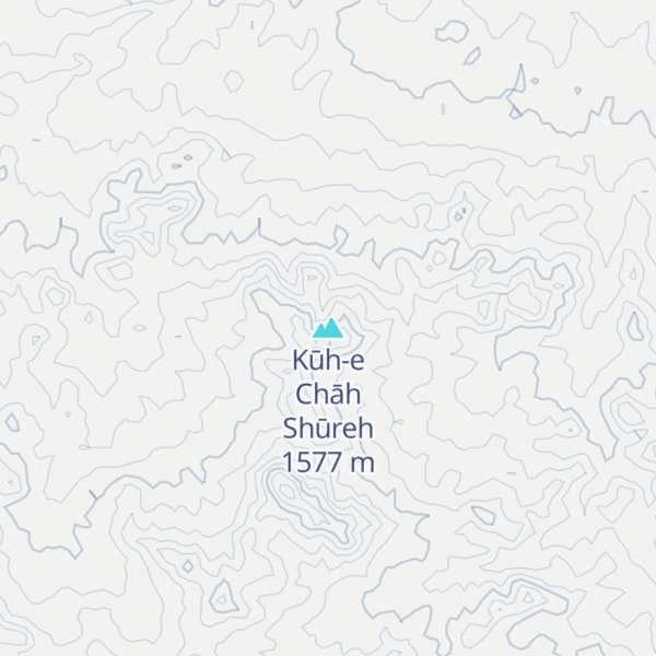 Map of Kūh-e Chāh Shūreh
