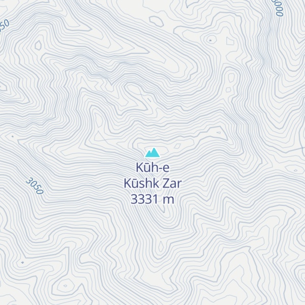 Map of Kūh-e Kūshk Zar