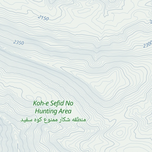 Map of Kūh-e Sefīd
