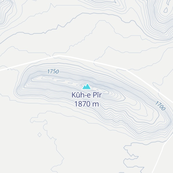 Map of Kūh-e Pīr