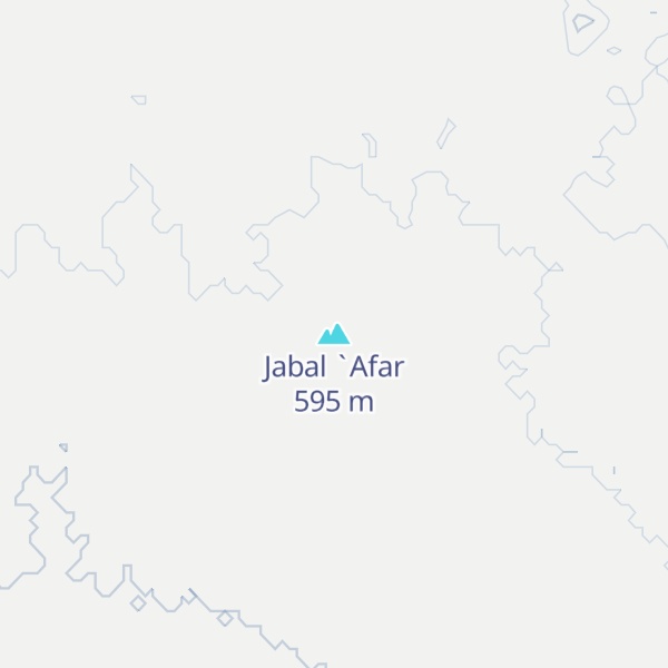 Map of Jabal `Afar