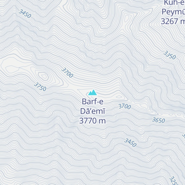 Map of Barf-e Dā’emī