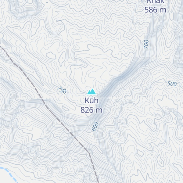 Map of Kūh