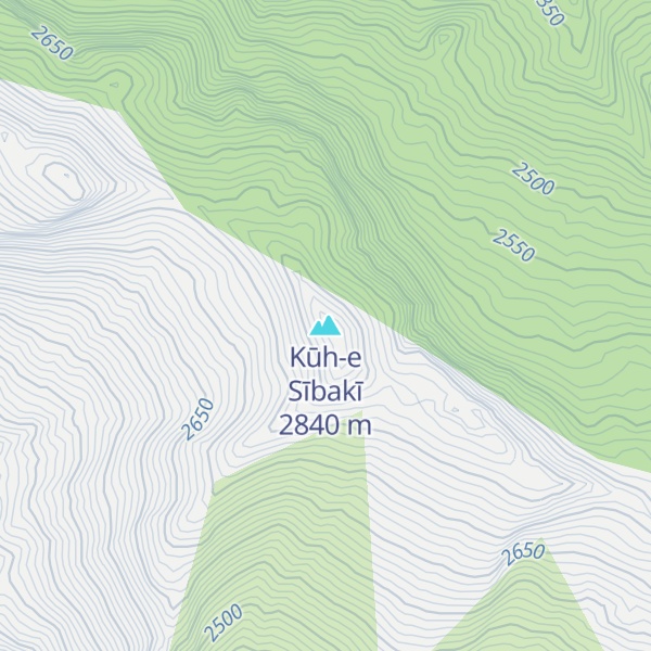 Map of Kūh-e Sībakī