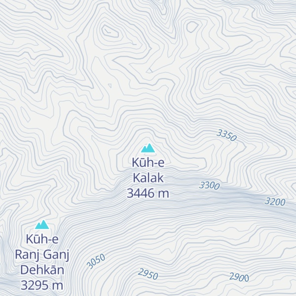 Map of Kūh-e Kalak
