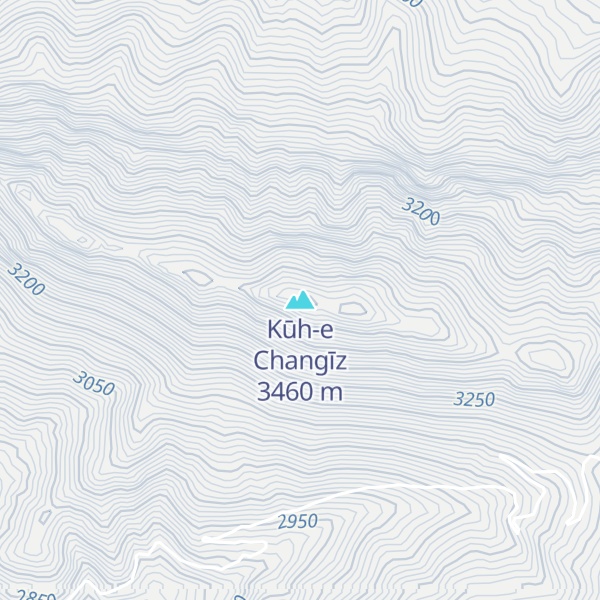 Map of Kūh-e Changīz