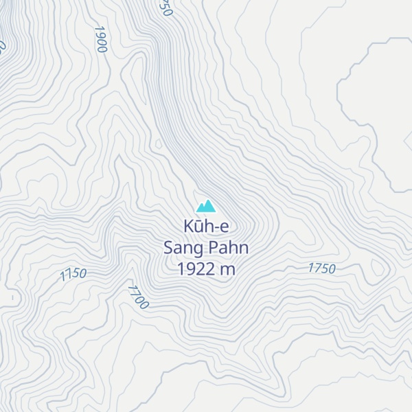Map of Kūh-e Sang Pahn