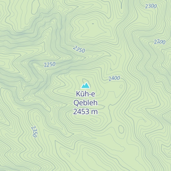 Map of Kūh-e Qebleh