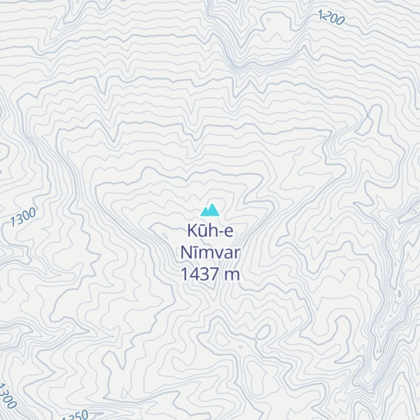 Map of Kūh-e Nīmvar