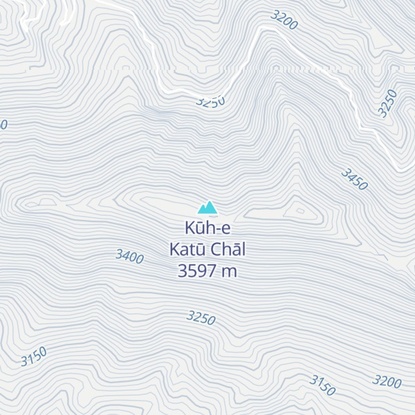 Map of Kūh-e Katū Chāl