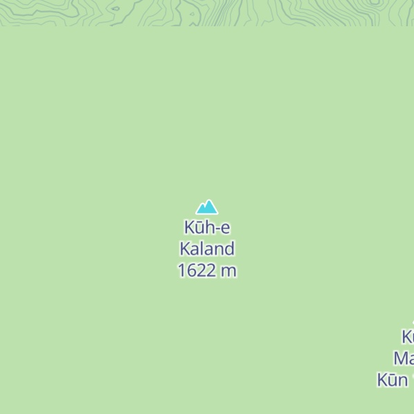 Map of Kūh-e Kaland