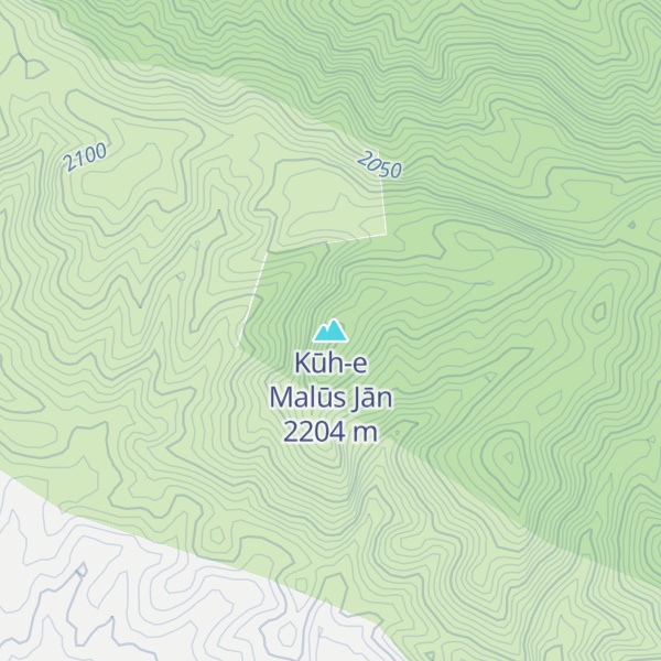 Map of Kūh-e Malūs Jān