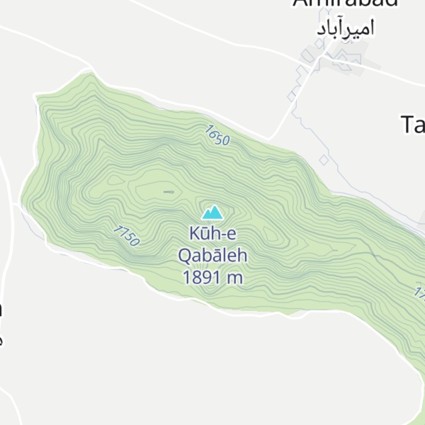 Map of Kūh-e Qabāleh
