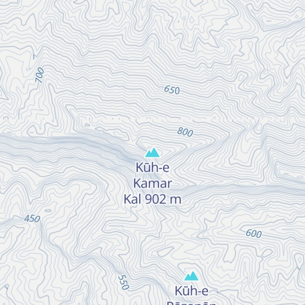 Map of Kūh-e Kamar Kal