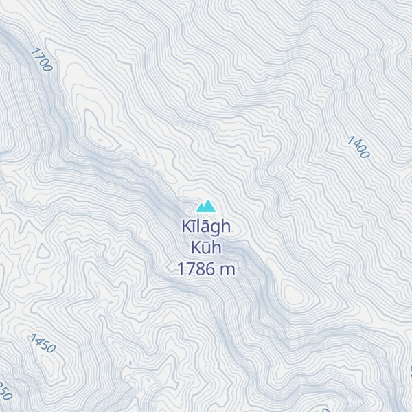 Map of Kīlāgh Kūh