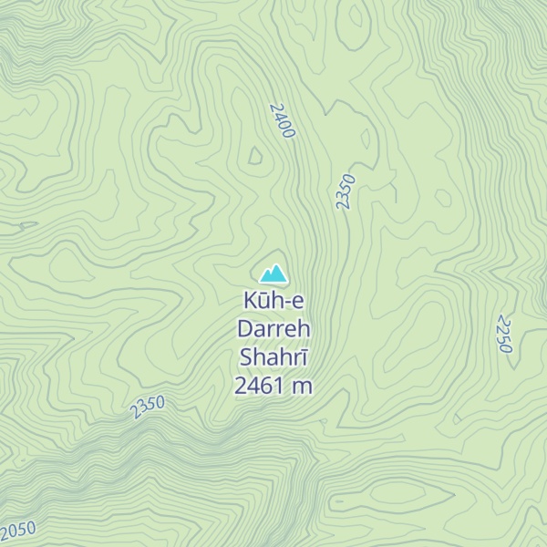 Map of Kūh-e Darreh Shahrī