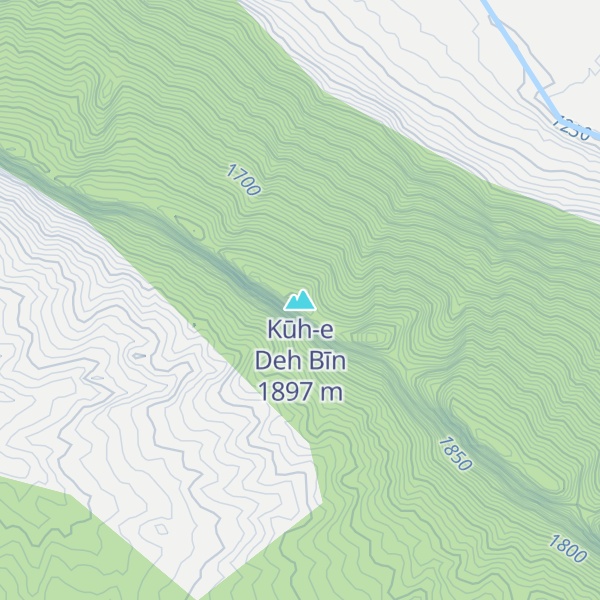 Map of Kūh-e Deh Bīn