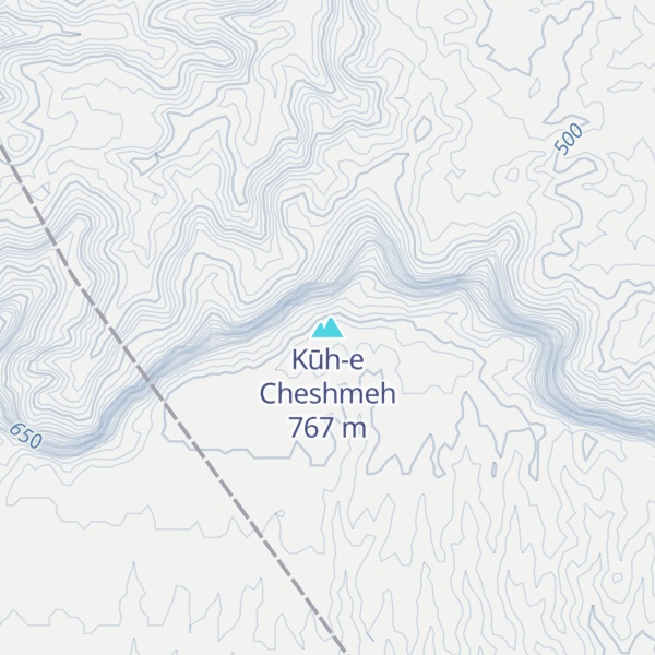 Map of Kūh-e Cheshmeh