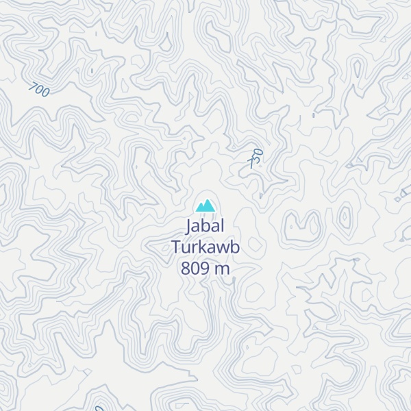 Map of Jabal Turkawb