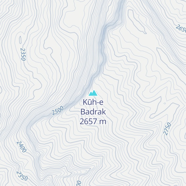 Map of Kūh-e Badrak