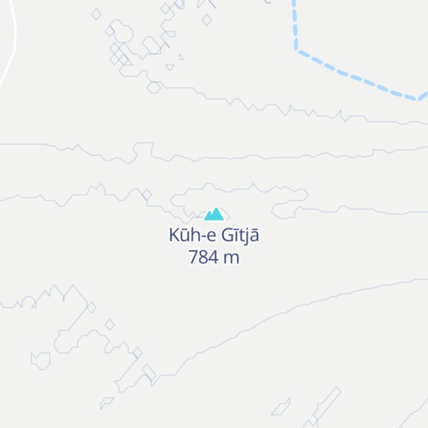 Map of Kūh-e Gītjā