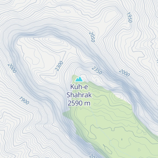 Map of Kuh-e Shahrak